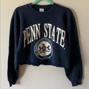 CROPPED PENN STATE HOODIE